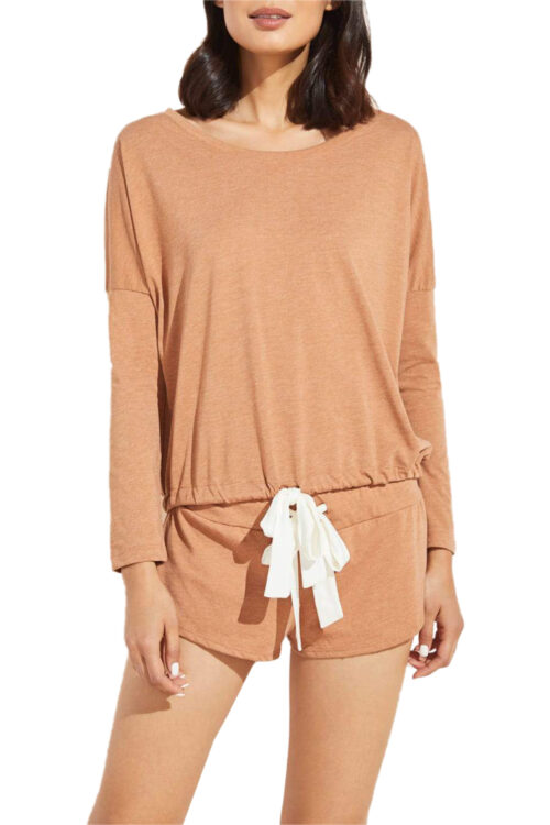 Heather Slouchy Top