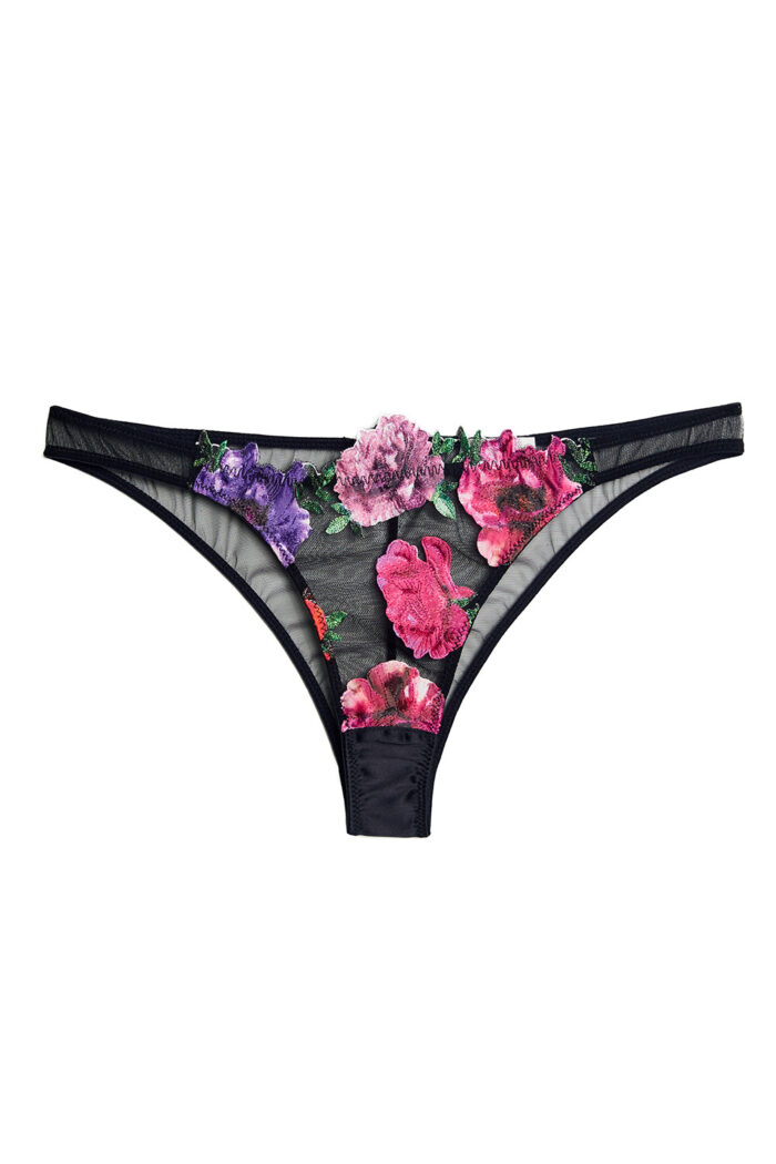 Monet Embroidered Cheeky Brief