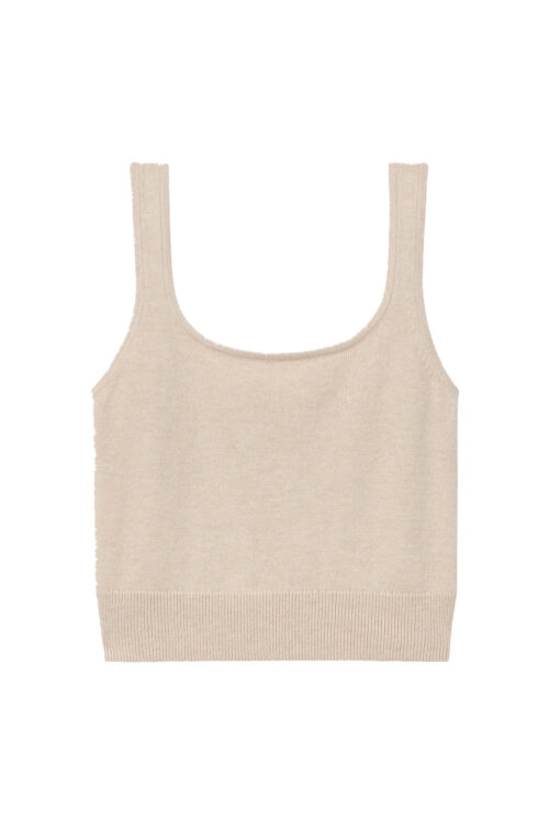 Recycled Sweater Cropped Tank